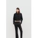 Zara Короткая куртка с воротником рубашки , Цвет: Черный, Размер: XS
