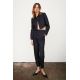 Zara Короткий джинсовый блейзер z1975 с декоративным швом , Цвет: Синий, Размер: XS