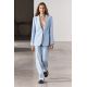 Zara Коллекция zw straight-leg flowing trousers , Цвет: Синий, Размер: S