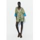 Zara Платье из печатного атласа , Цвет: С принтом, Размер: XS