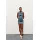 Zara   trf denim dress , Цвет: Синий, Размер: XS