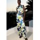 Zara Цветочный комбинезон с отделкой , Цвет: multicolor, Размер: XS