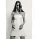 Zara Кожаное платье с кружевом , Цвет: Белый, Размер: XS