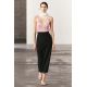 Zara Юбка-карандаш коллекции zw collection midi , Цвет: Черный, Размер: M
