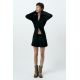 Zara   box pleat skort , Цвет: Черный, Размер: XS