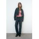 Zara Фиттед топ с галстуком , Цвет: Розовый, Размер: XS