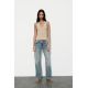 Zara Футляр с холтером из растяжимого материала , Цвет: Коричневый, Размер: XS