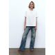 Zara Футболка из тяжелого хлопка, Цвет: Белый, Размер: S