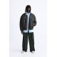 Zara Куртка-бомбер contrast bomber jacket , Цвет: Черный, Размер: M (US M)
