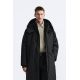 Zara   - утепленная парка с отстегивающимся капюшоном , Цвет: Серый, Размер: M (US M)