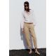 Zara Брюки chino с плетеным ремнем , Цвет: Коричневый, Размер: 34