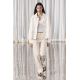 Zara Рубашка с воротником из коллекции zw collection с вышивкой, Цвет: Бежевый, Размер: M