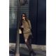 Zara Куртка trf с петлями , Цвет: Зеленый, Размер: XS
