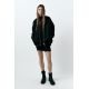 Zara   оверсайз ньютоновскую куртку-бомбер , Цвет: Черный, Размер: S
