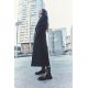 Zara Пальто макси длинное , Цвет: Черный, Размер: XS