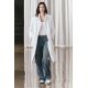 Zara Пальто тренч, изготовленное из смесового хлопка, Цвет: Белый, Размер: XS