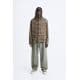 Zara Рубашка-ковер check overshirt , Цвет: Бежевый, Размер: S (US S)