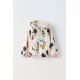 Zara Дождевик с капюшоном minnie mouse © disney, изготовленный из специальной водоотталкивающей ткани, Цвет: Бежевый, Размер: 1½ лет (86 см)