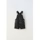 Zara Короткий джинсовый комбинезон , Цвет: Черный, Размер: 1½ лет (86 см)