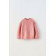 Zara Вязаный свитер из смесовой пряжи , Цвет: Розовый, Размер: 1½ лет (86 см)