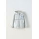 Zara Плащ с капюшоном с длинными рукавами и манжетами, Цвет: multicolor, Размер: 1½ лет (86 см)
