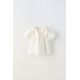 Zara Блузка из поплина с бантами , Цвет: Белый, Размер: 1½ лет (86 см)