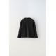 Zara Топ с ребристой отделкой и оборками , Цвет: Черный, Размер: 9-12 месяцев (80 см)