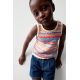 Zara Топ с полосатым отделением , Цвет: Розовый, Размер: 1½ лет (86 см)