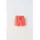 Zara Плюшевые бермуды с деталями метки , Цвет: Красный, Размер: 1½ лет (86 см)
