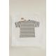 Zara Timelesz - полосатая футболка с карманом , Цвет: Синий, Размер: 1½ лет (86 см)