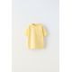 Zara Простая футболка с карманом , Цвет: Жёлтый, Размер: 1½ лет (86 см)