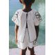 Zara Вышитая блуза из поплина , Цвет: Белый, Размер: 1½ лет (86 см)
