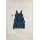 Zara Timeless - льняное платье с бретелью , Цвет: Синий, Размер: 1½ лет (86 см)