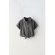 Zara Рубашка из денима с узлом , Цвет: Черный, Размер: 1½ лет (86 см)