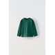 Zara Обычная футболка с карманом , Цвет: Зеленый, Размер: 9-12 месяцев (80 см)