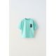 Zara Футболка с круглым вырезом и короткими рукавами, Цвет: Синий, Размер: 1½ лет (86 см)