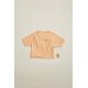 Zara Timelesz - футболка из льняной смеси с окраской одежды , Цвет: Оранжевый, Размер: 1½ лет (86 см)
