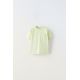 Zara Однотонная футболка с карманом , Цвет: Зеленый, Размер: 1½ лет (86 см)