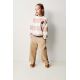 Zara Свитшот с полосатым принтом minnie mouse © disney , Цвет: Розовый, Размер: 1½ лет (86 см)