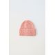 Zara Вязаная шапка с отворотом, Цвет: Розовый, Размер: 1-3 лет (50 см)