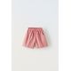 Zara Бермуды из поплина с эластичным поясом, Цвет: Розовый, Размер: 1½ лет (86 см)