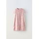 Zara Платье из тюля с пайетками , Цвет: Розовый, Размер: 11-12 лет (152 см)