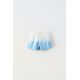 Zara Плавные бермуды из плюша с разделителем dip-dye , Цвет: Синий, Размер: 6 лет (116 см)