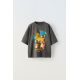 Zara Футболка fire pokémon ™ с разделителем , Цвет: Металлик, Размер: 6-7 лет (120 см)