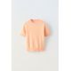 Zara Вязаная футболка , Цвет: Оранжевый, Размер: 6-7 лет (120 см)