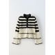 Zara Полосатый трикотажный кардиган с оборками , Цвет: multicolor, Размер: 6-7 лет (120 см)
