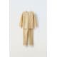 Zara Сохрани  6-14 лет / пижамы из вафельного трикотажа , Цвет: Жёлтый, Размер: 6-7 лет (120 см)
