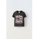 Zara Футболка city print , Цвет: Черный, Размер: 6-7 лет (120 см)