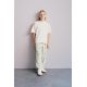 Zara Тяжелая футболка из джерси с карманом с ярлыком , Цвет: Бежевый, Размер: 6-7 лет (120 см)