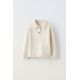 Zara   knit polo sweater , Цвет: Бежевый, Размер: 6-7 лет (120 см)